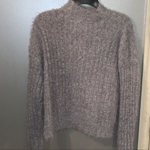 Grey Fuzzy Sweater